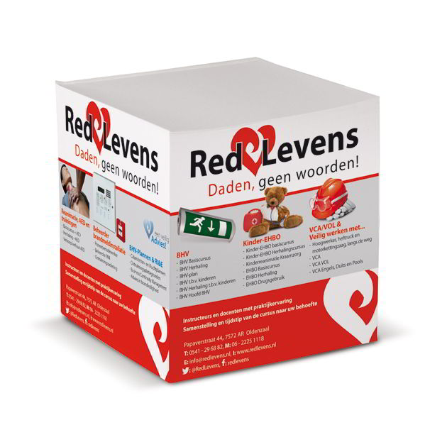 Memoblok Kubus huismerk kopen in de aanbieding Memoblok Kubus huismerk kopen in de aanbieding