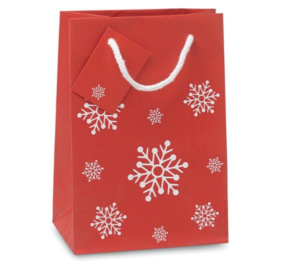 Geschenktas Kerst Papier Maat S