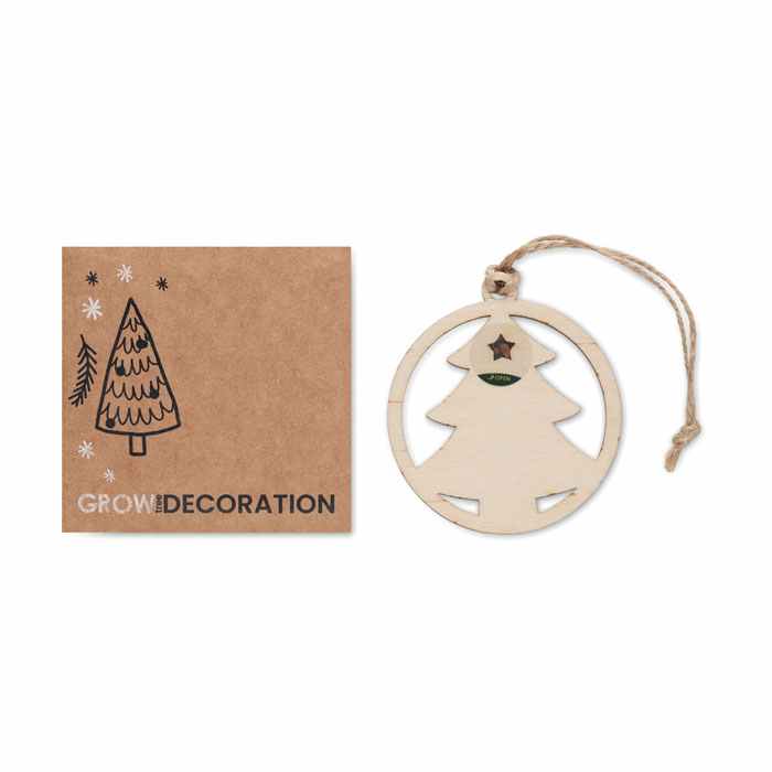 Kerstboomhanger met Kerstboomzaadjes