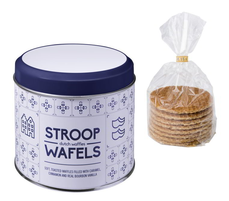 Stroopwafels in blik