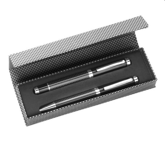 Schrijfset Carbon