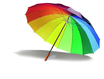 Regenboog Paraplu huismerk kopen in de aanbieding