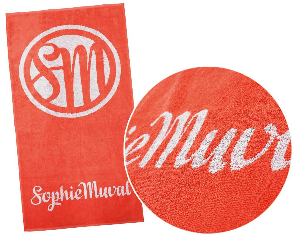 Handdoek met Logo ingeweven 140 x 70