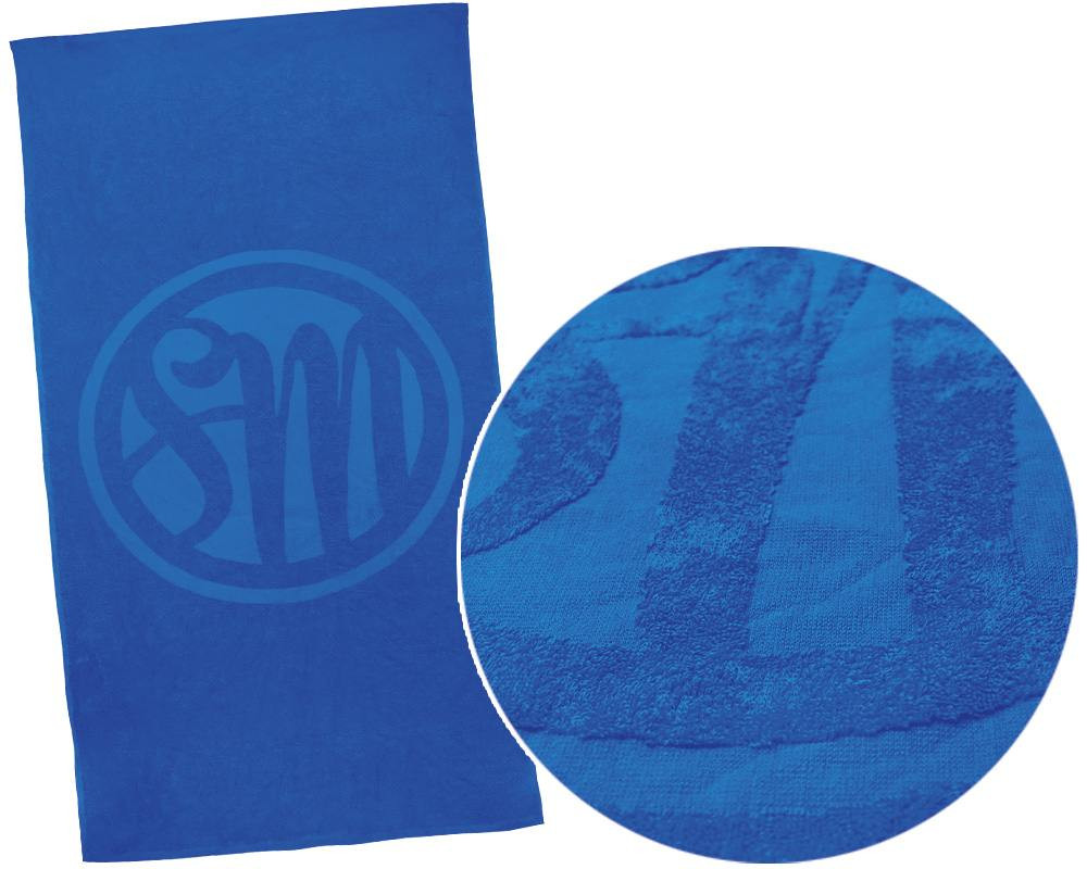 Handdoek met Relief Logo ingeweven 100 x 50