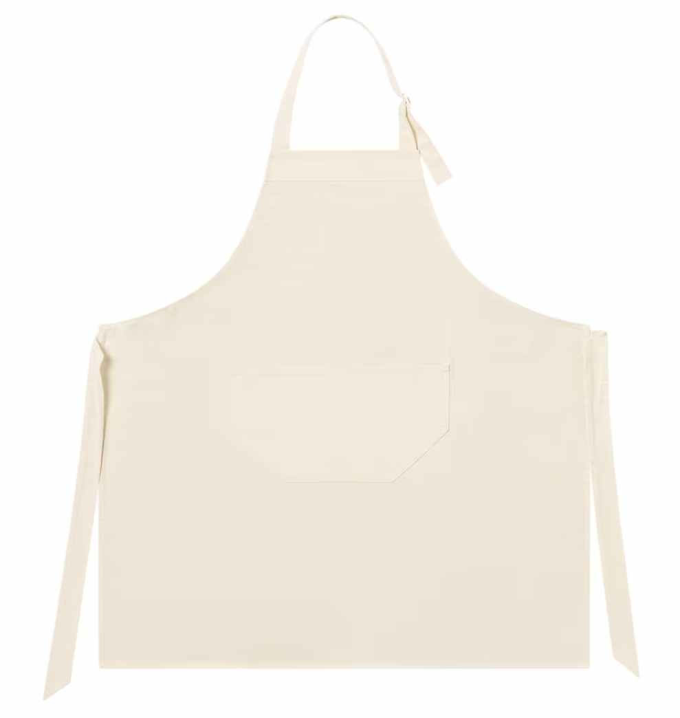 Schort Beige met zak