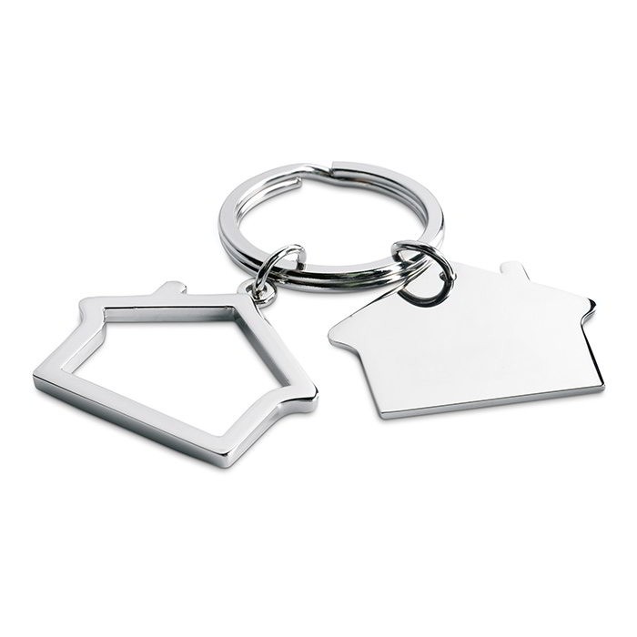Metalen sleutelhanger Huis 3