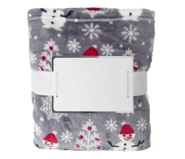 Fleece Flanel deken Kerstmotief