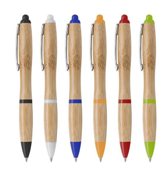 Houten Balpen met Kleur