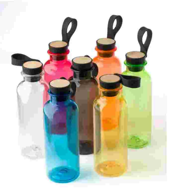 rPET Drinkfles met Bamboe
