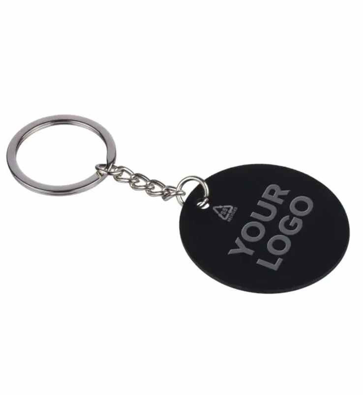 Sleutelhanger RVS Rond