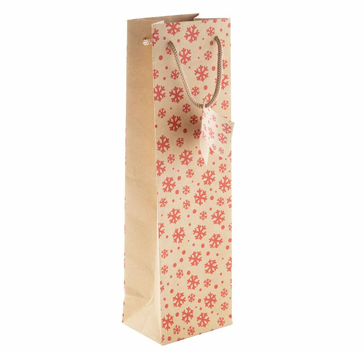 Kerst Cadeautasje Wijnfles