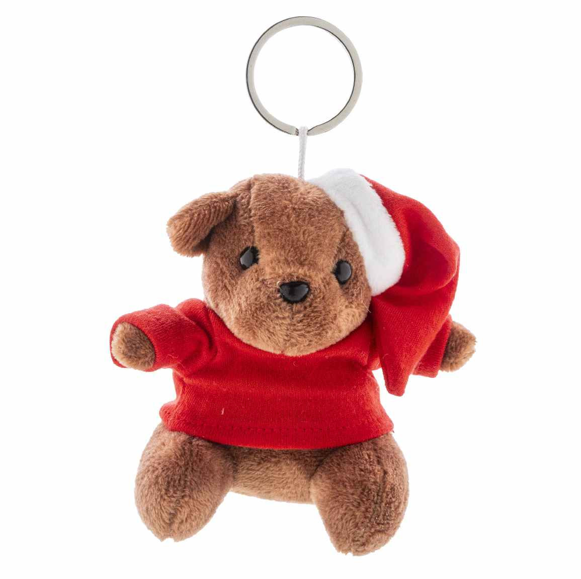Kerst Teddybeer sleutelhanger