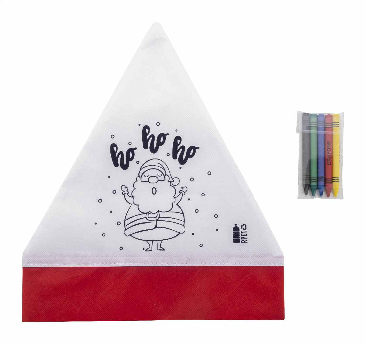 Kerstmuts zelf kleuren