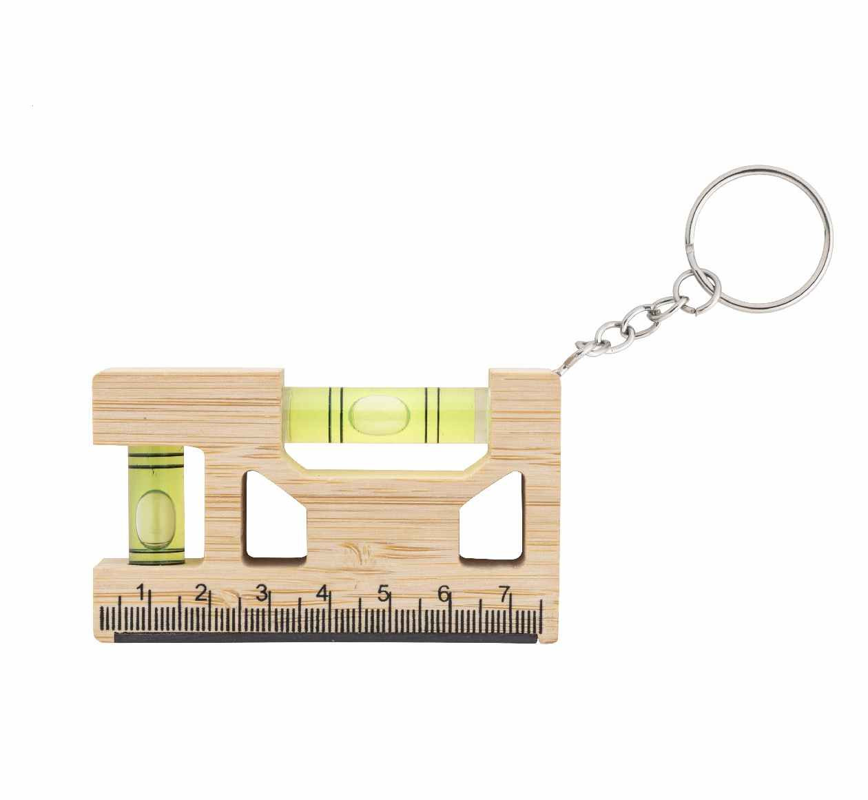 Bamboe Waterpas Sleutelhanger