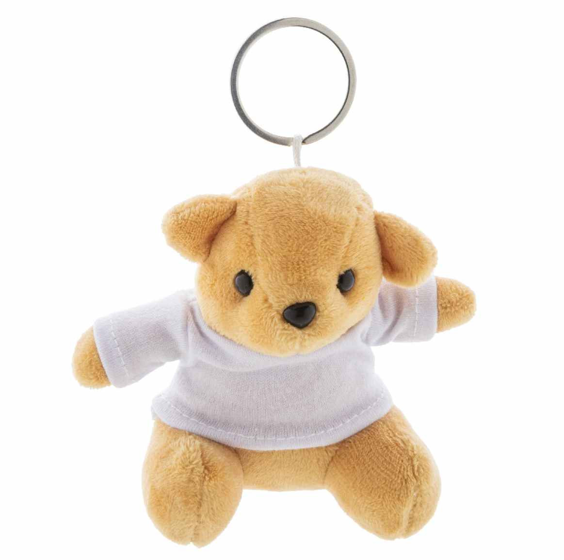 Pluche Teddybeer sleutelhanger