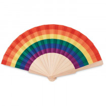 Waaier Regenboog kleuren
