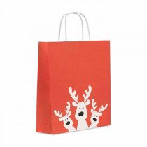Geschenktasje Kerst Rendier maat M