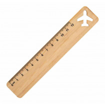 Liniaal Vliegtuig 12 cm.