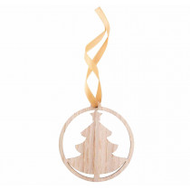 Houten Kerstboomhanger KERSTBOOM