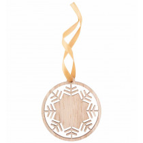 Houten Kerstboomhanger SNEEUWVLOK