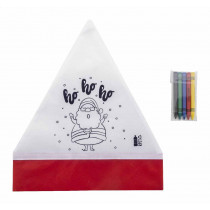 Kerstmuts zelf kleuren