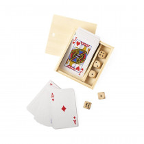 Spellen set hout. 4 spellen