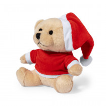 Pluche Teddybeer Kerstman